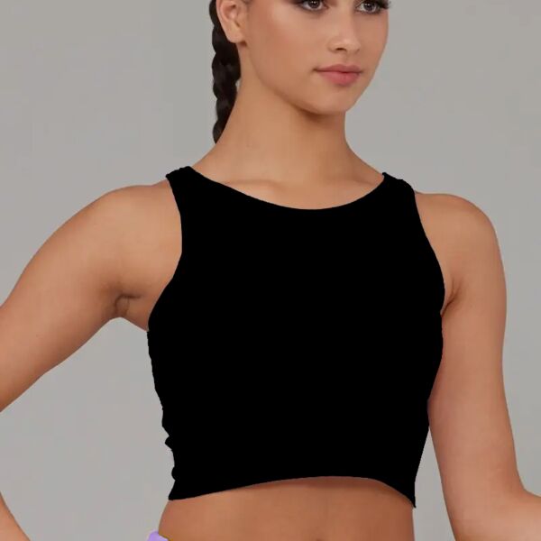 Weissmans Cotton Cropped Tank YOUTH Thumbnail