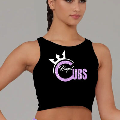 Cubs Cotton Cropped Tank YOUTH Thumbnail