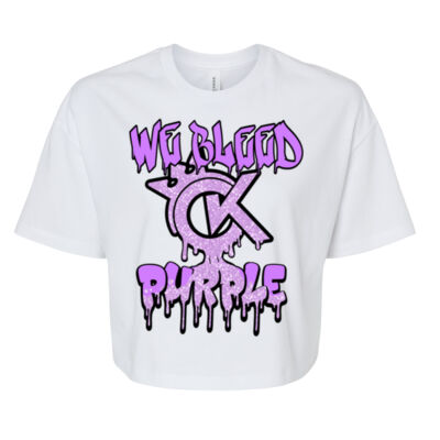 CK Bleed Purple - Jersey Crop Tee ADULT Thumbnail