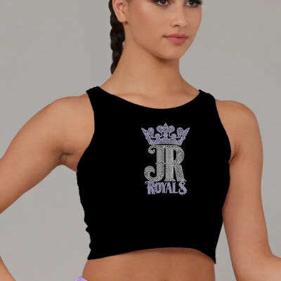 Jr Royals BLING Cotton Cropped Tank YOUTH 4 Thumbnail