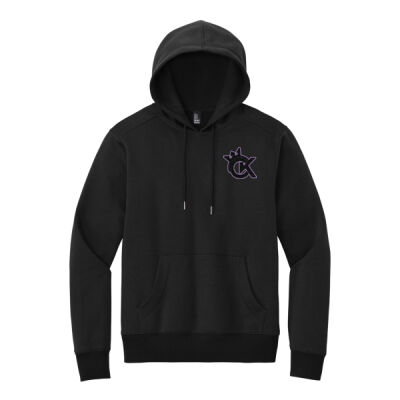 Rhinestone Pullover Hoodie - DESIGN #R2 Purple Thumbnail